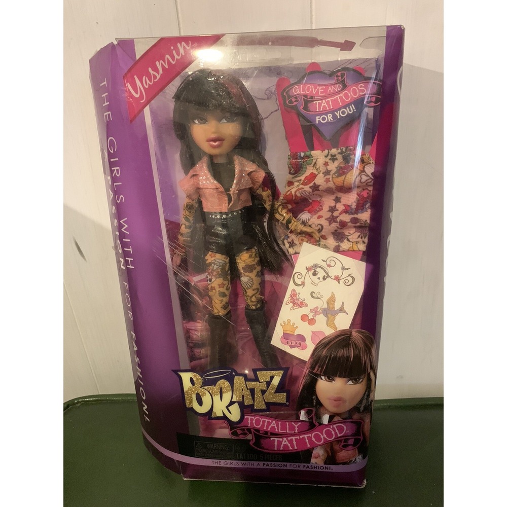 Bratz MGA Totally Tattoo'd Yasmin Doll New‎ Open Box Rare Version 2012